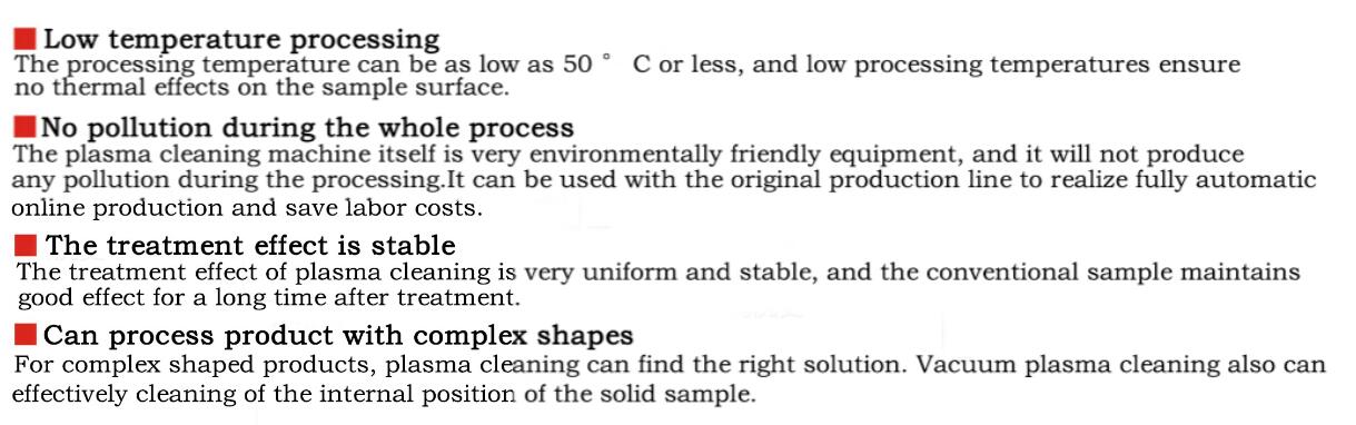 Vacuum plasma cleaner/plasma surface treatment/air plasma cleaner for PCB,metal surfaces