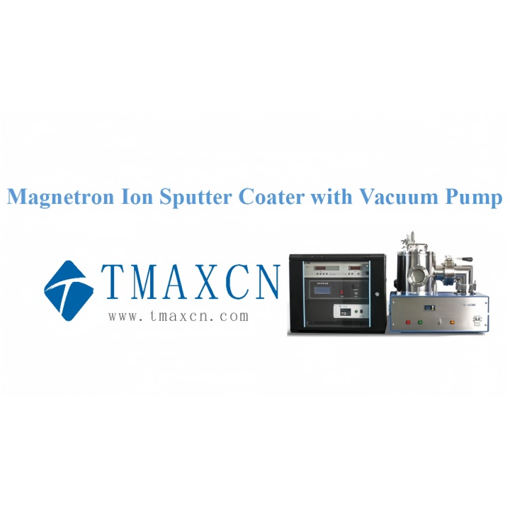 Labor-Magnetron-Ionen-Sputter-Beschichter mit Vakuumpumpe